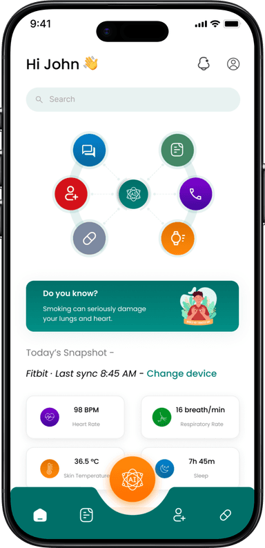 Ayus Setu App Dashboard